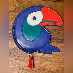 COACH Patent Leather Toucan Coin Purse